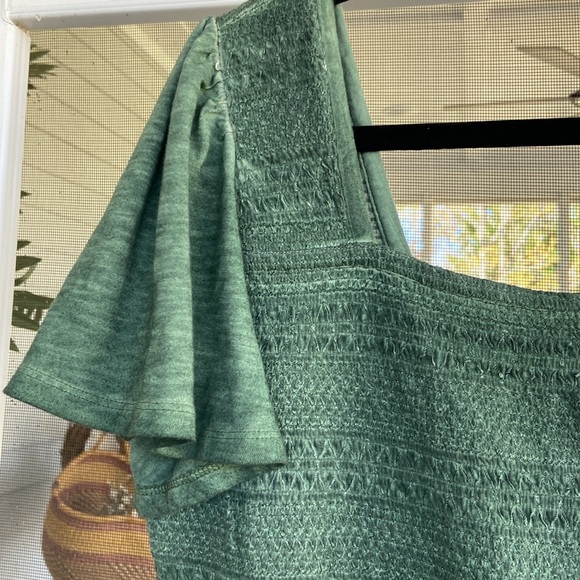 NWT  › Lane Bryant 
Smocked-Bodice Flutter-Sleeve Maxi
Dress size 14/16 - Picture 7 of 10